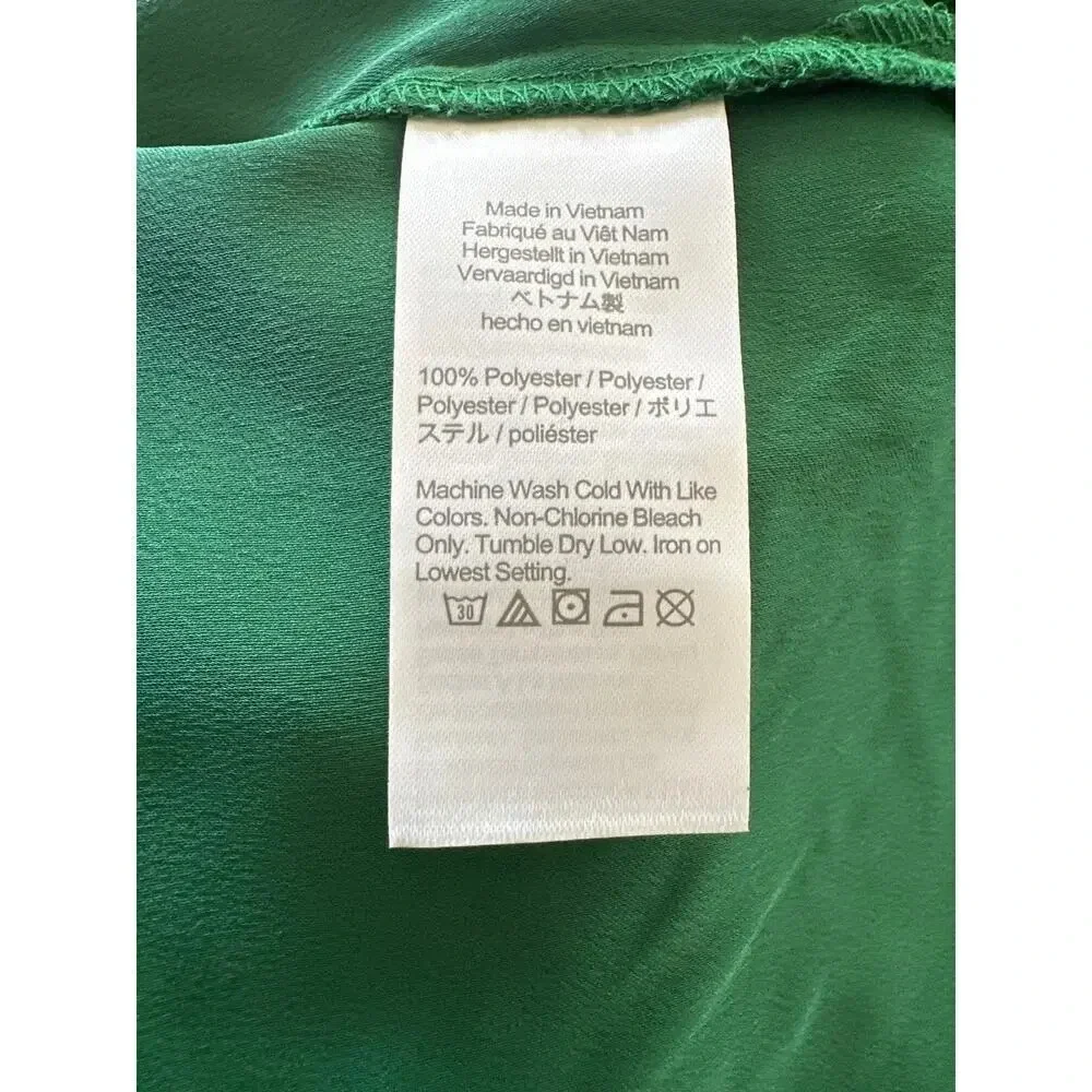 JCrew Puff-sleeve satin-back crepe top